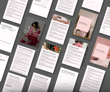12-Month Digital Product Planning Workbook